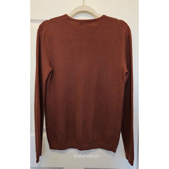 Zara Man Orange Sweater Men's Size Large - Picture 2 of 4